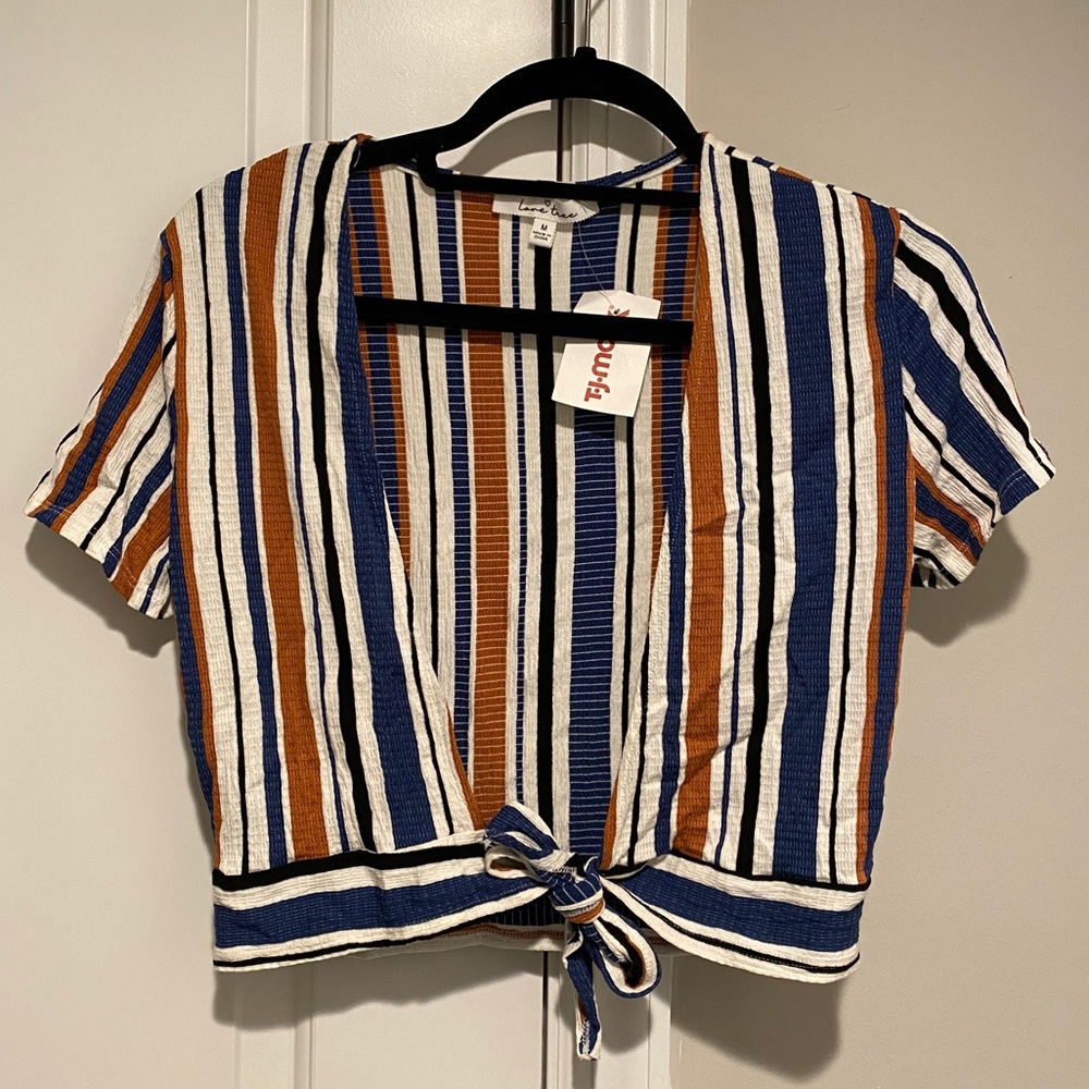 ‘Love Tree’ tie front going out top | NWT